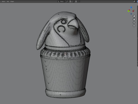 Egyptian jar 10 3D 模型