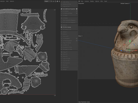 Egyptian jar 10 3D 模型