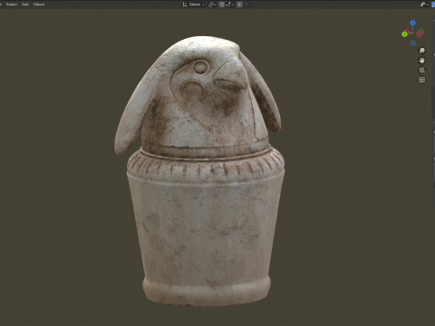 Egyptian jar 10 3D 模型