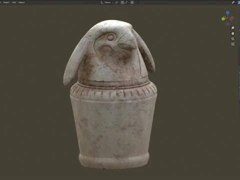 Frasco eg&iacute;pcio 10 Modelo 3D