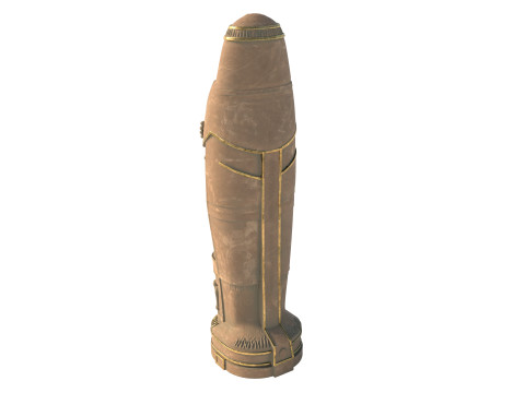 Egyptian Mummy Coffin 3D Modell