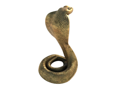 Egyptian snake statue 3D Модель