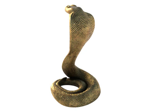 Statua del serpente egiziano Modello 3D