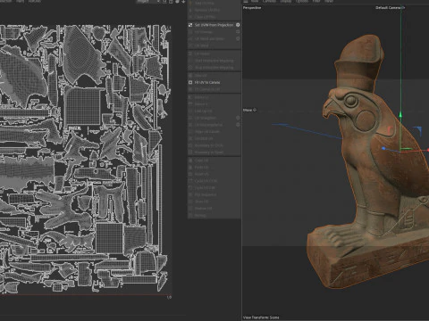 Dio Horus Modello 3D