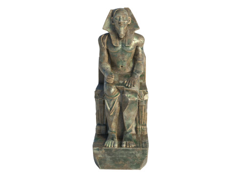 Khafre king statue Model 3D