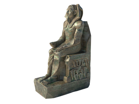 Khafre king statue Model 3D