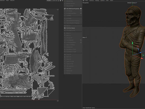 Mummy statue 3D Model