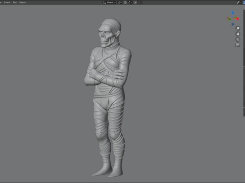 Mummy statue 3D Модель