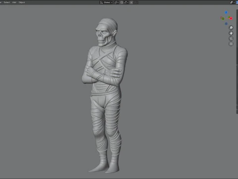 Mummy statue 3D Model