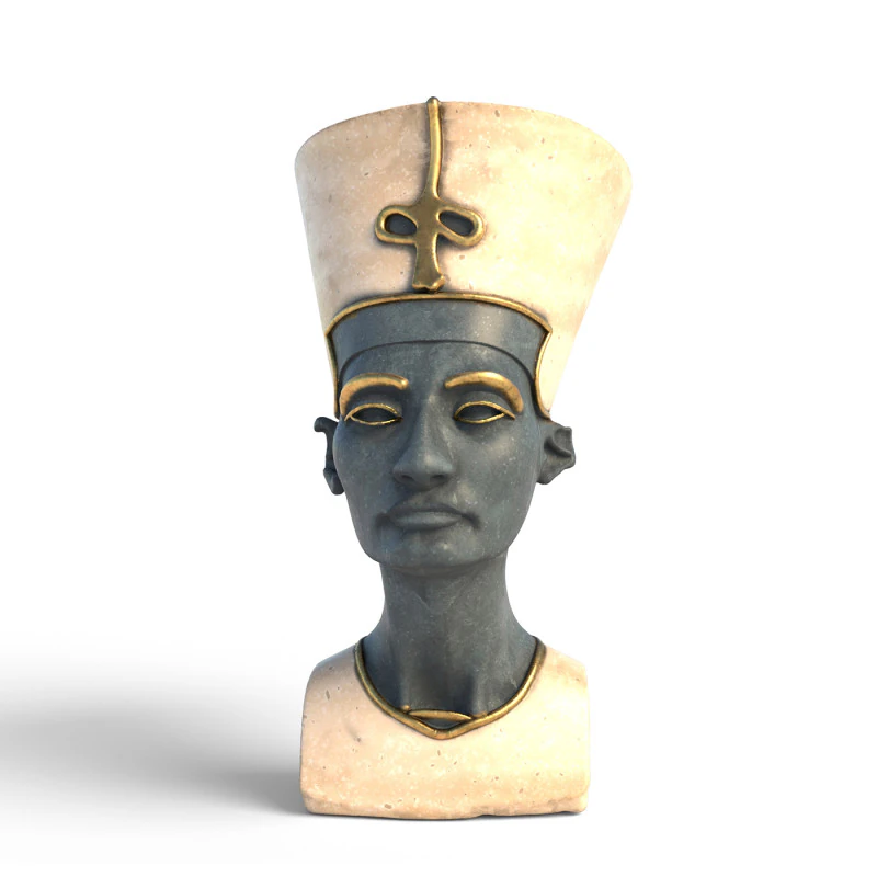 Statua di Nefertiti Modello 3D .c4d .max .obj .3ds .fbx .stl .blend 