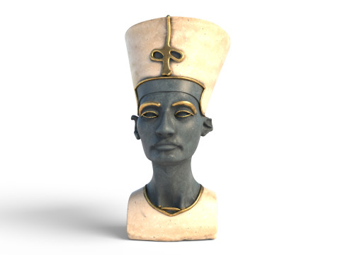 Nefertiti statue Modèle 3D