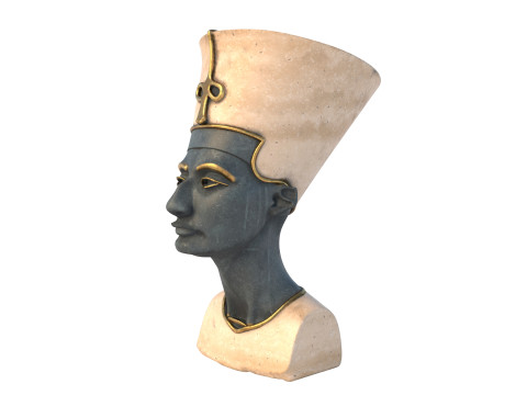Nefertiti statue Modèle 3D
