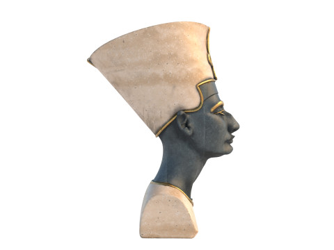 Nefertiti statue Modèle 3D