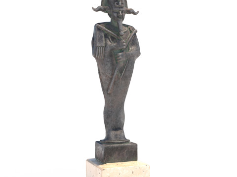 Osiris statue 3D Model