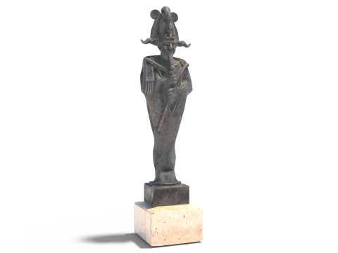 Osiris statue Modello 3D
