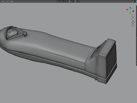 Pharoah coffin Modelo 3D