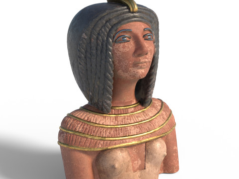 Queen kiya bust 3D Model