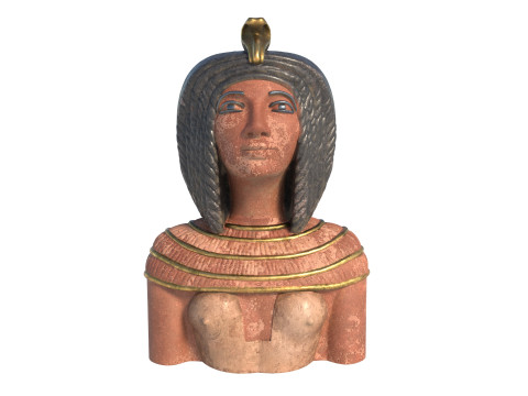 Queen kiya bust 3D Model
