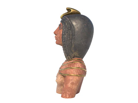 Busto della regina Kiya Modello 3D