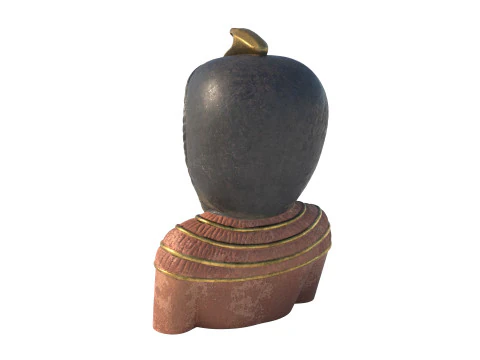 Busto della regina Kiya Modello 3D