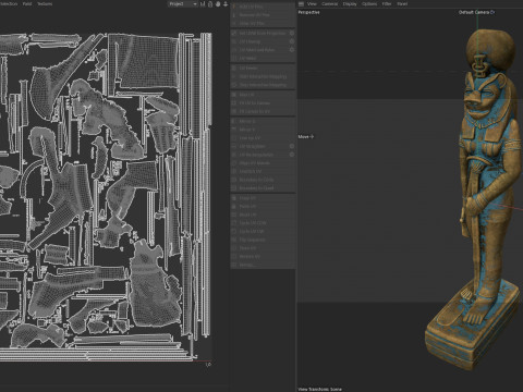 Sekhmet statue 3D Model