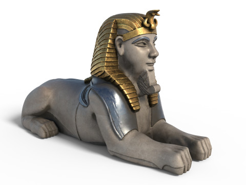 Sphinx statue 3D Model