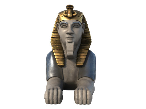 Sphinx statue 3D Model
