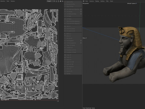 Sphinx statue 3D Model