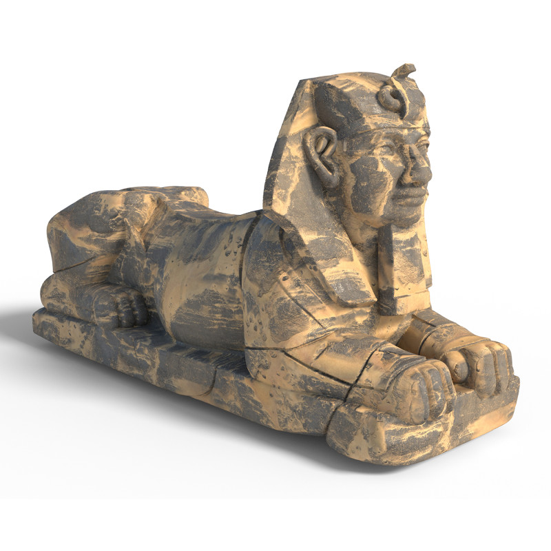 Sphinx statue 2 Model 3D .c4d .max .obj .3ds .fbx .stl .blend 