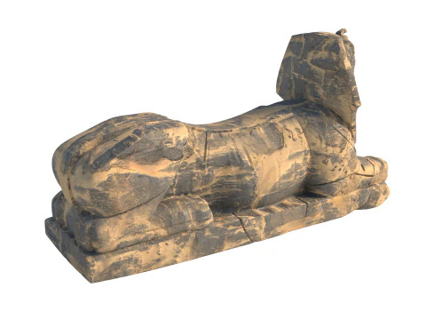 Sphinx statue 2 3D Model