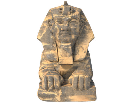 Sphinx statue 2 Model 3D
