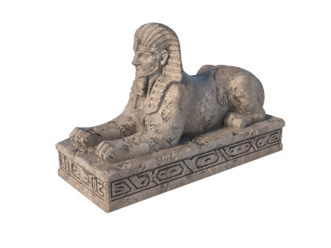 Sphinx statue 3 3D 모델