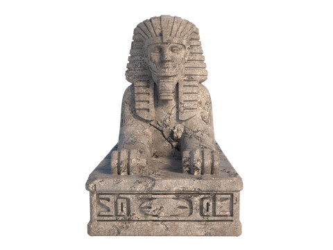Sphinx statue 3 3D 모델