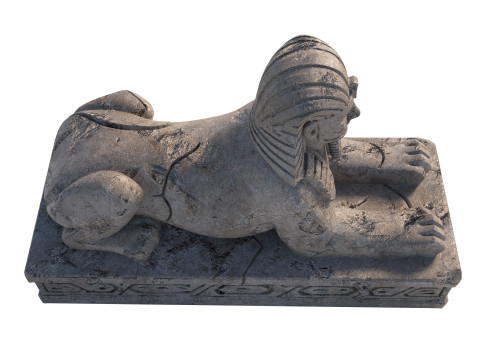 Sphinx statue 3 3D 모델