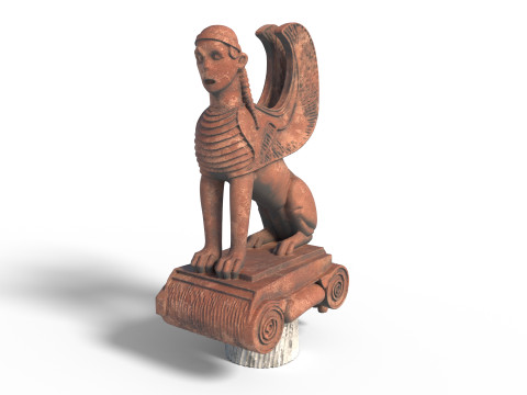 Sphinx statue 5 3D 모델