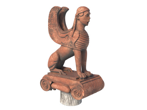 Sphinx statue 5 3D 모델