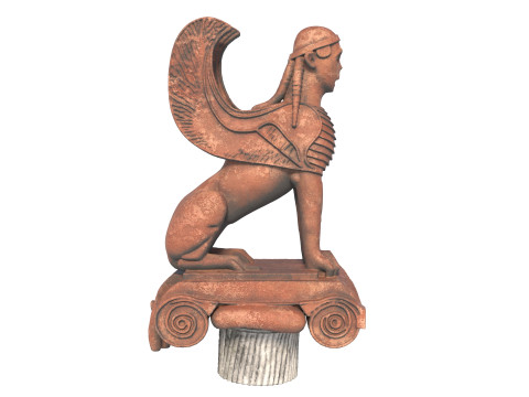 Sphinx statue 5 3D 모델