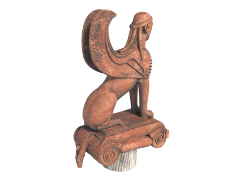 Sphinx statue 5 3D 모델