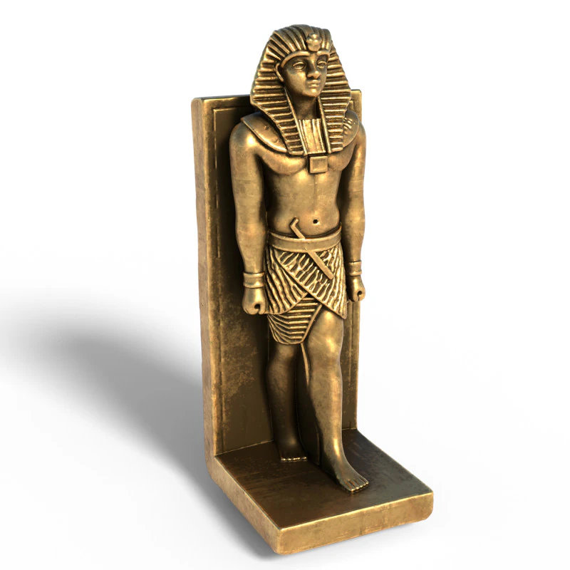 Statue of Ramesses II 3D Model .c4d .max .obj .3ds .fbx .stl .blend 