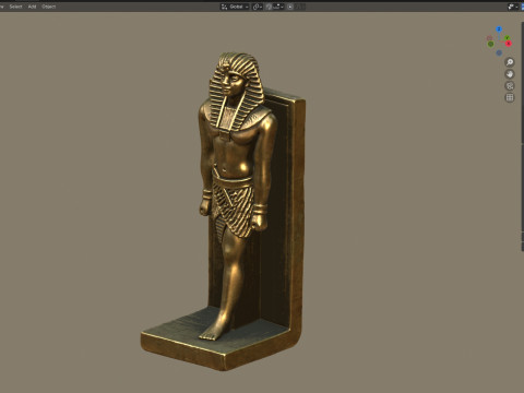 Statue of Ramesses II Model 3D
