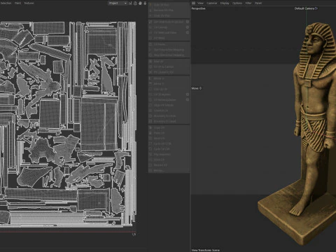 Statue of Ramesses II 3D Model