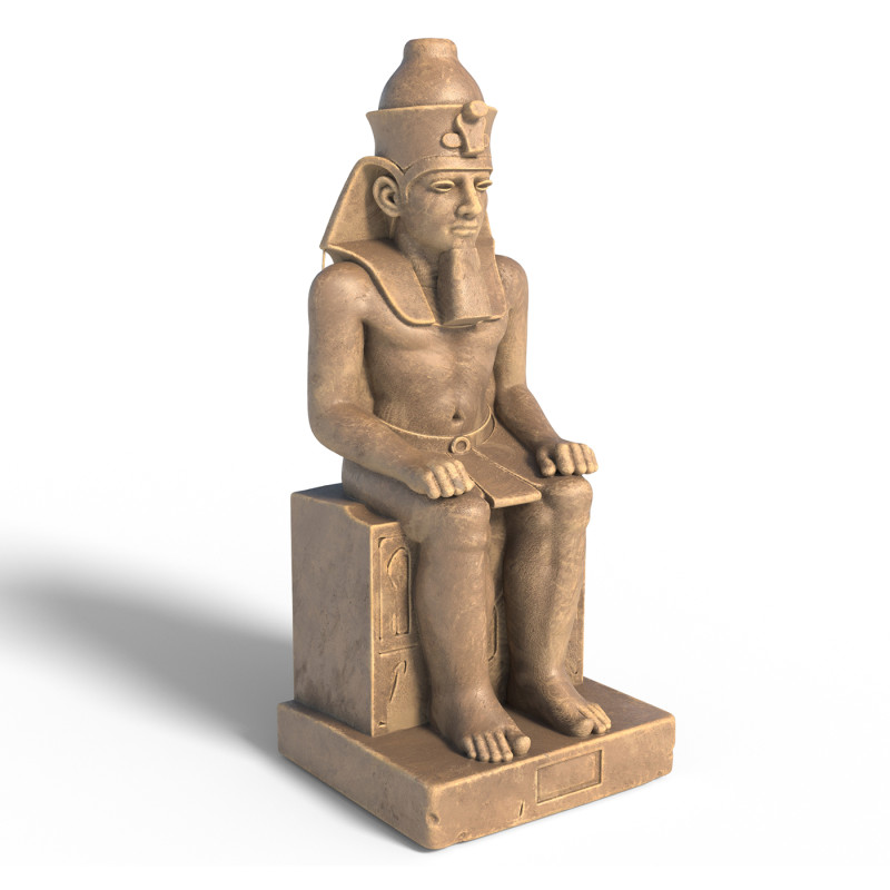 Statue of Ramses 2 Modelo 3D .c4d .max .obj .3ds .fbx .stl .blend 