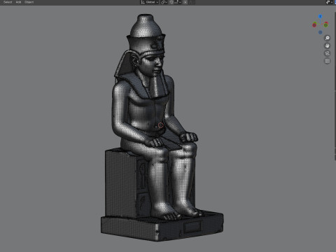 Statue of Ramses 2 Modelo 3D