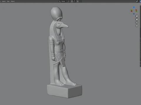 Thoth heykeli 3D Model