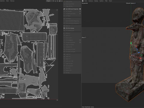 Thoth heykeli 3D Model