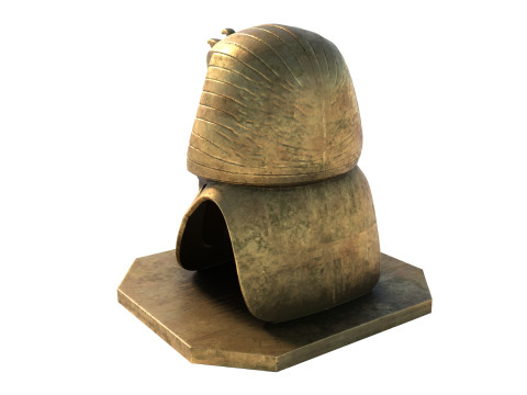 Tutankhamun bust Model 3D