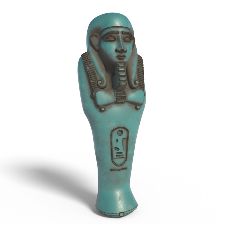 Ushabti statue Modello 3D .c4d .max .obj .3ds .fbx .stl .blend 