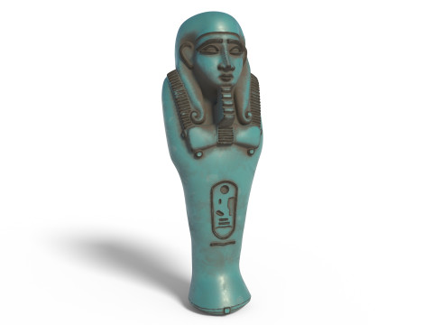 Ushabti statue Modello 3D