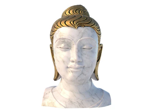 Budha Head bust 3D Model