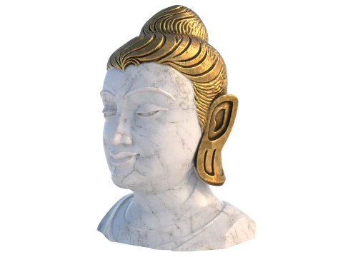 Budha Head bust 3D Model